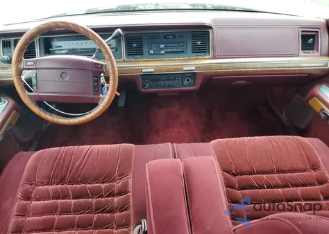 1991 Mercury Grand Marquis Ls from USA, damaged, VIN 2MECM75F2MX607742